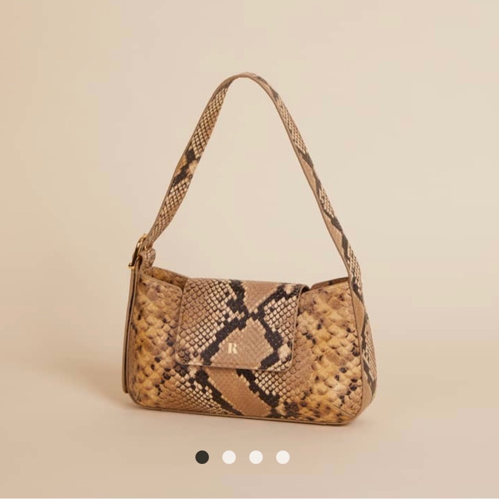 ISO Rouje Baguette Bag in Python Natural